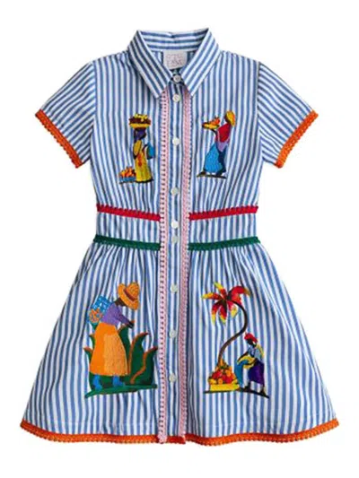Stella Jean Kids' Dress In Blue