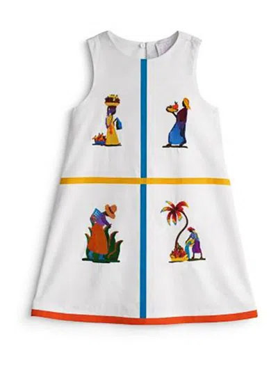 Stella Jean Kids' Dress In White