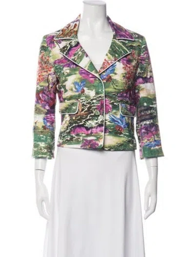Pre-owned Stella Jean Floral Print Jacket In Multicolor