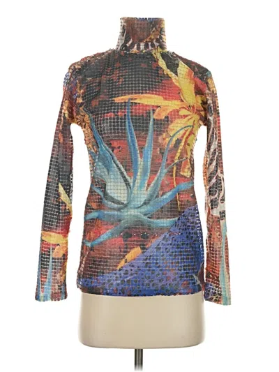 Pre-owned Stella Jean Long Sleeve Blouse In Yellow