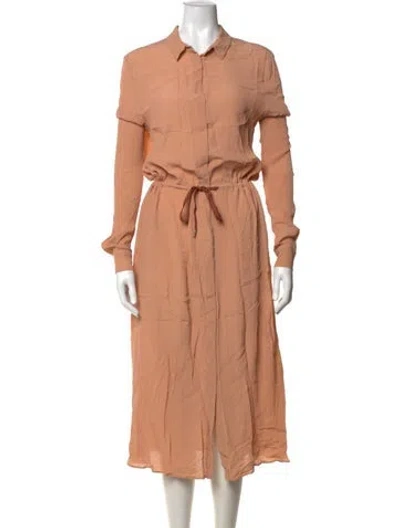 Pre-owned Stella Jean Midi Length Dress In Orange