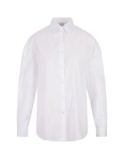 Stella Jean Over Fit Shirt In White Poplin
