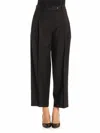 Stella Jean Wool Trousers In Negro