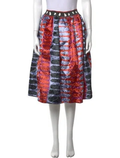 Pre-owned Stella Jean Printed Midi Length Skirt In Multicolor