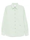 Stella Jean Striped Shirt In Green
