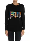 Stella Jean Wool Sweater In Negro