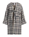 Stella Jean Woman Coat Beige Size 8 Cotton, Polyester, Acrylic, Virgin Wool, Polyamide In Beige