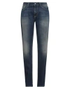 Stella Jean Woman Jeans Blue Size 6 Cotton, Elastane In Blue