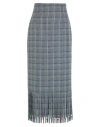 Stella Jean Woman Midi Skirt Black Size 10 Polyester In Black