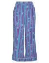 Stella Jean Woman Pants Azure Size 8 Silk In Blue