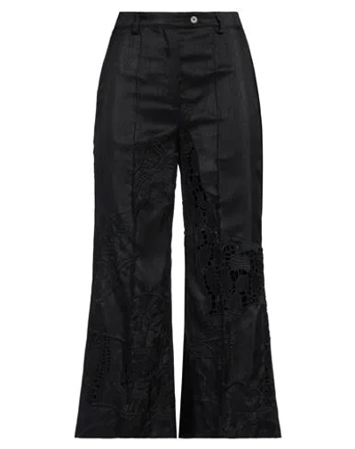 Stella Jean Woman Pants Black Size 10 Polyester