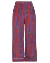 Stella Jean Woman Pants Brick Size 10 Silk In Red