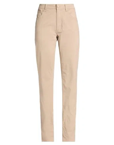 Stella Jean Woman Pants Light Brown Size 8 Cotton, Elastane In Neutral