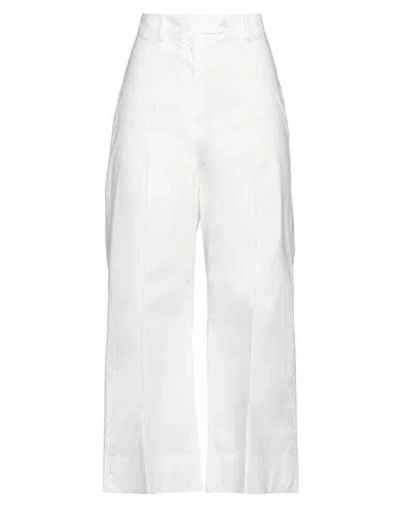 Stella Jean Woman Pants White Size 6 Cotton