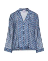 Stella Jean Woman Shirt Azure Size 10 Polyester In Multi
