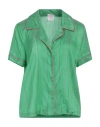 Stella Jean Woman Shirt Green Size 8 Silk In Green