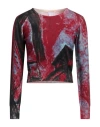 Stella Jean Woman Sweater Red Size 8 Merino Wool In Red