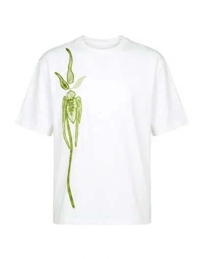 Stella Jean Woman T-shirt White Size 2 Cotton In Multi