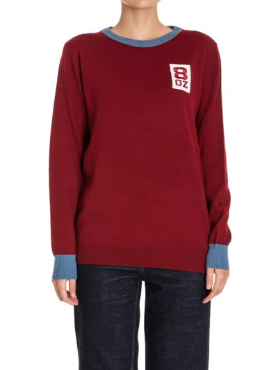 Stella Jean Wool Sweater In Rojo