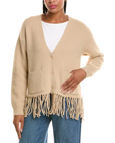 Stella + Lorenzo Cardigan In Animal Print