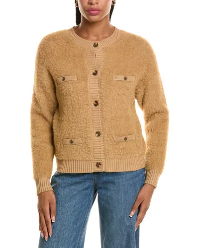 Stella + Lorenzo Cardigan In Brown