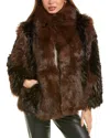 Stella + Lorenzo Coat In Brown