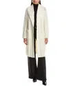 Stella + Lorenzo Long Cardigan In White