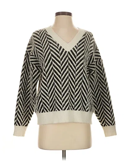 Pre-owned Stella + Lorenzo Pullover Sweater In Ivory