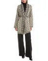 Stella + Lorenzo Trench Coat In Brown