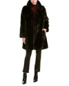 Stella + Lorenzo Turner Cozy Coat In Black