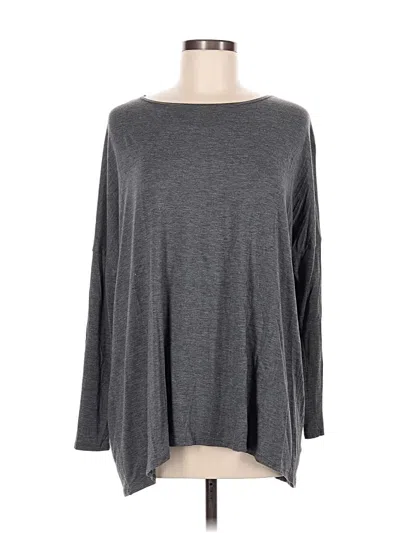 Pre-owned Stella Luce 3/4 Sleeve T-shirt In Gray