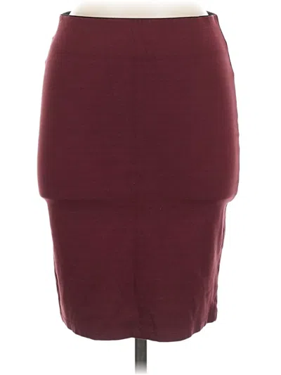 Pre-owned Stella Luce Casual Skirt In Burgundy
