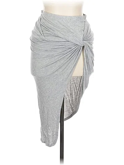 Pre-owned Stella Luce Casual Skirt In Gray