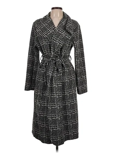 Pre-owned Stella Luce Coat In Gray