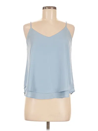Pre-owned Stella Luce Sleeveless Blouse In Blue