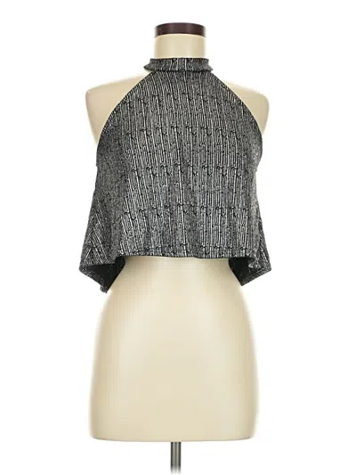 Pre-owned Stella Luce Sleeveless Blouse In Silver