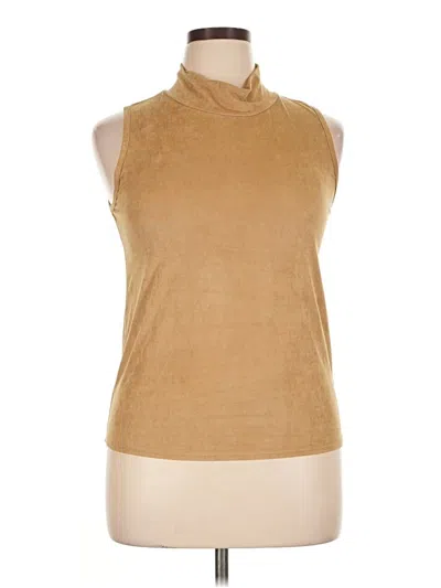 Pre-owned Stella Luce Sleeveless T-shirt In Tan