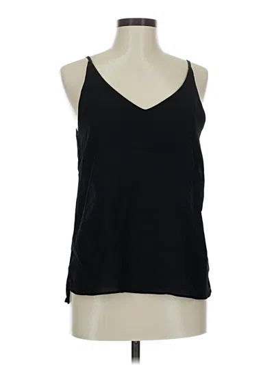 Pre-owned Stella Luce Tank Top Black Halter Neckline Tops
