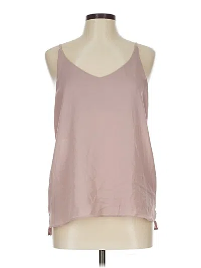 Pre-owned Stella Luce Tank Top Pink Halter Neckline Tops