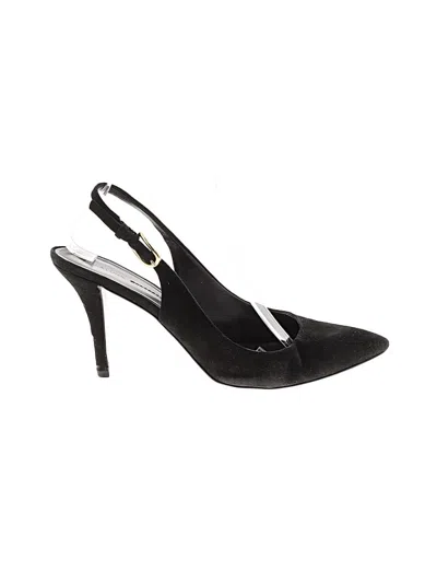 Pre-owned Stella Luna Flats In Black