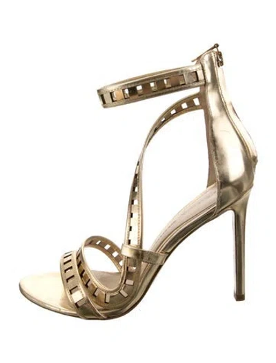 Pre-owned Stella Luna Leather Gladiator Sandals