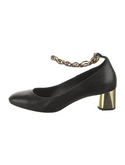 Pre-owned Stella Luna Leather Pumps In Black