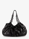 Stella Maxwell X Marella Patent Leather Shoulder Bag In Black