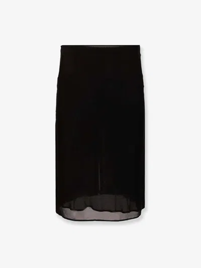 Stella Maxwell X Marella Voile Skirt In Black
