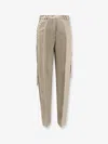 Stella Maxwell X Marella Wool Blend Trousers In Neutral
