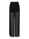 Stella Maxwell X Marella Double Trousers Black In Black