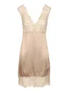Stella Maxwell X Marella Lace Insert Dress Dresses Grey In Neutral