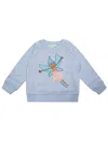 Stella Mc Cartney Junior Felpa Gc Fatina In Light Blue