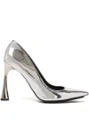 Stella Mccartney 103mm Elsa Pointed-toe Heeled Pumps In Silver