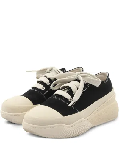 Pre-owned Stella Mccartney 2010s Canvas Sneakers In Black